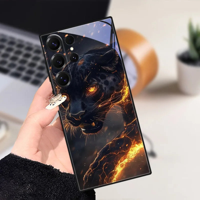 Telefoon Case voor Samsung Galaxy S25 met Dierlijke Ontwerpen 11