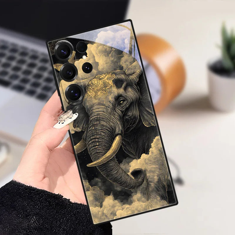 Telefoon Case voor Samsung Galaxy S25 met Dierlijke Ontwerpen 20