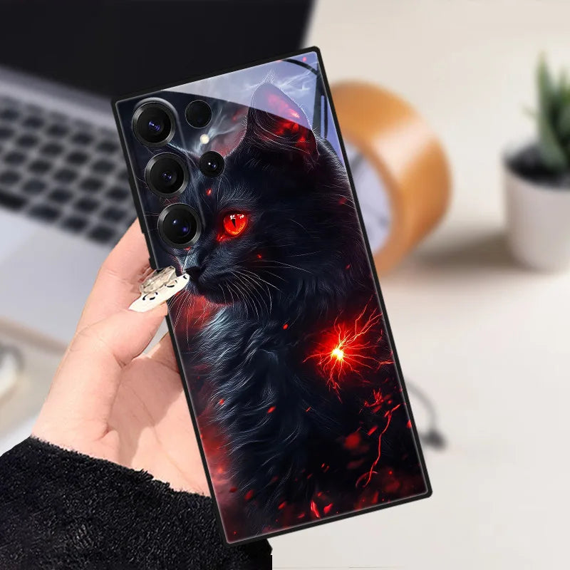 Telefoon Case voor Samsung Galaxy S25 met Dierlijke Ontwerpen 24
