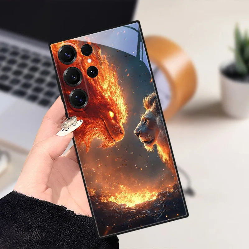Telefoon Case voor Samsung Galaxy S25 met Dierlijke Ontwerpen 28