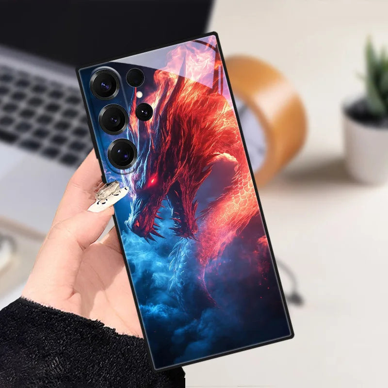 Telefoon Case voor Samsung Galaxy S25 met Dierlijke Ontwerpen 34