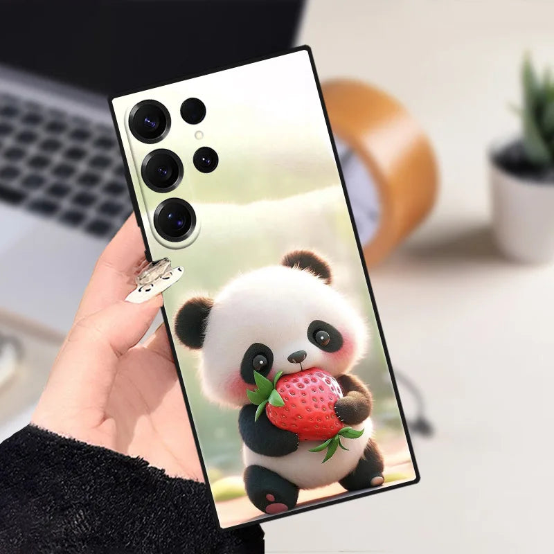 Telefoon Case voor Samsung Galaxy S25 met Dierlijke Ontwerpen 35