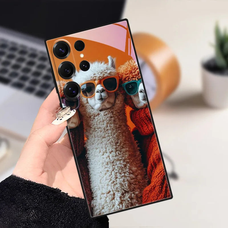 Telefoon Case voor Samsung Galaxy S25 met Dierlijke Ontwerpen 6