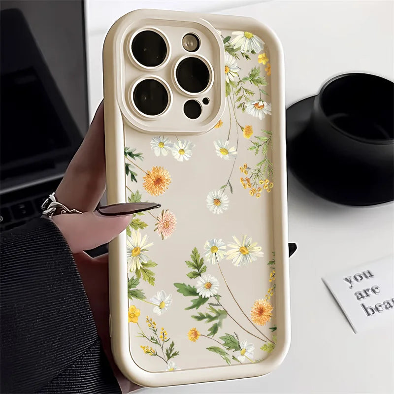 Telefoon Case voor iPhone met Bloemenprint 4