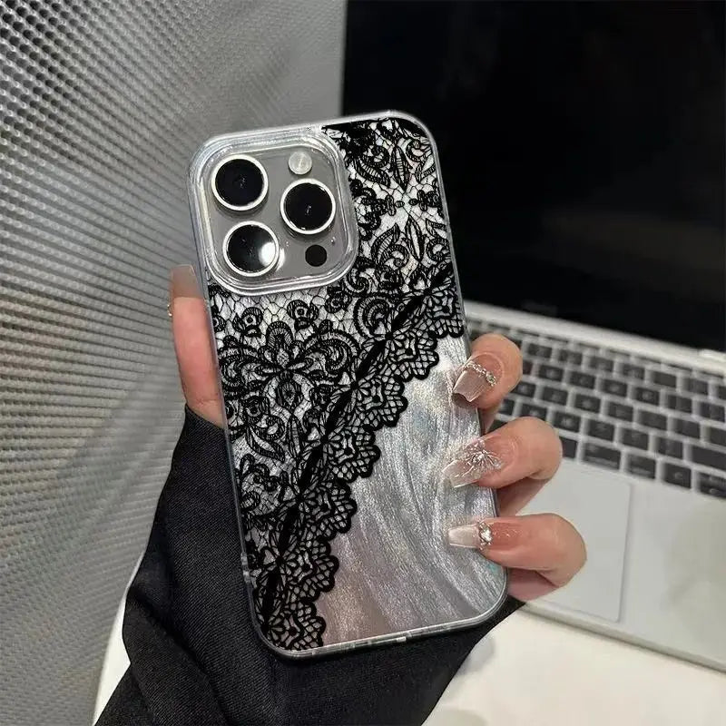 Telefoon Case voor iPhone met Kant Design 3
