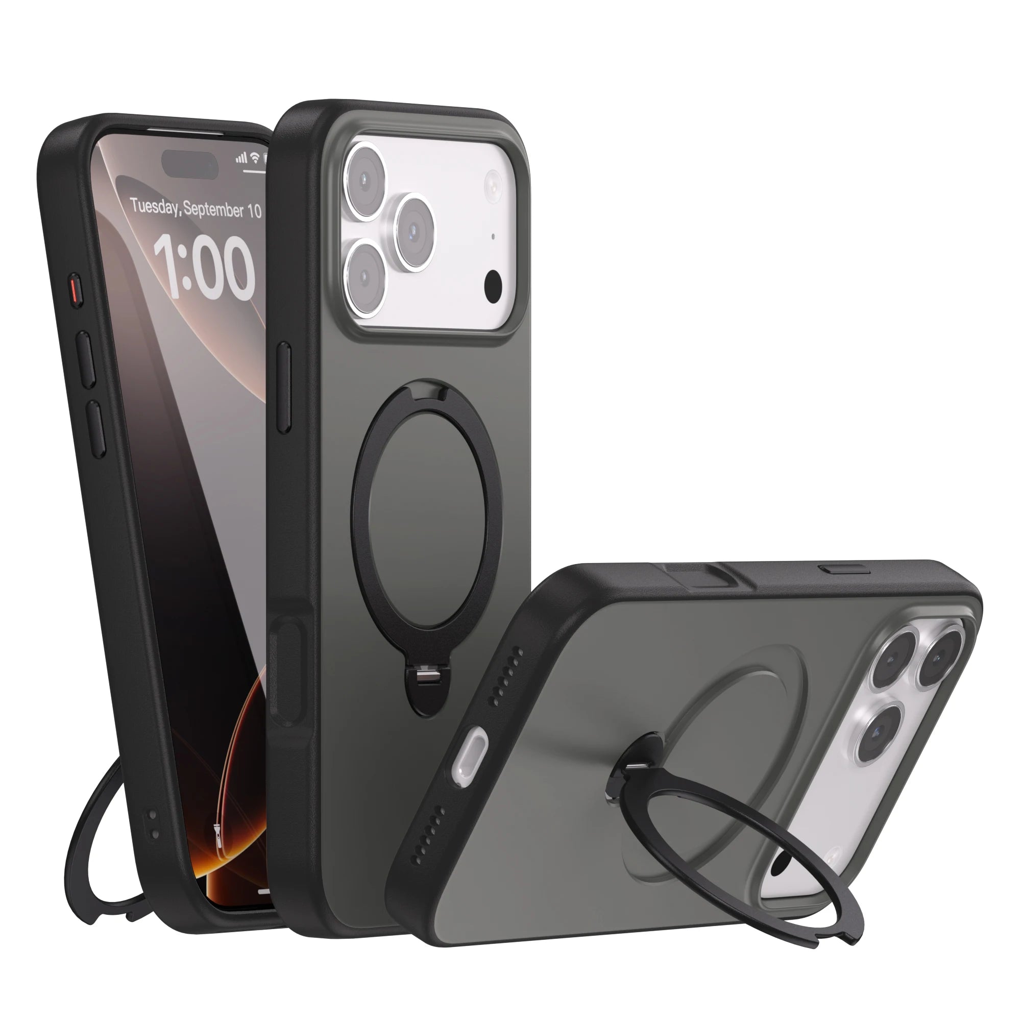 Telefoon Case voor iPhone met Roterende Stand 10