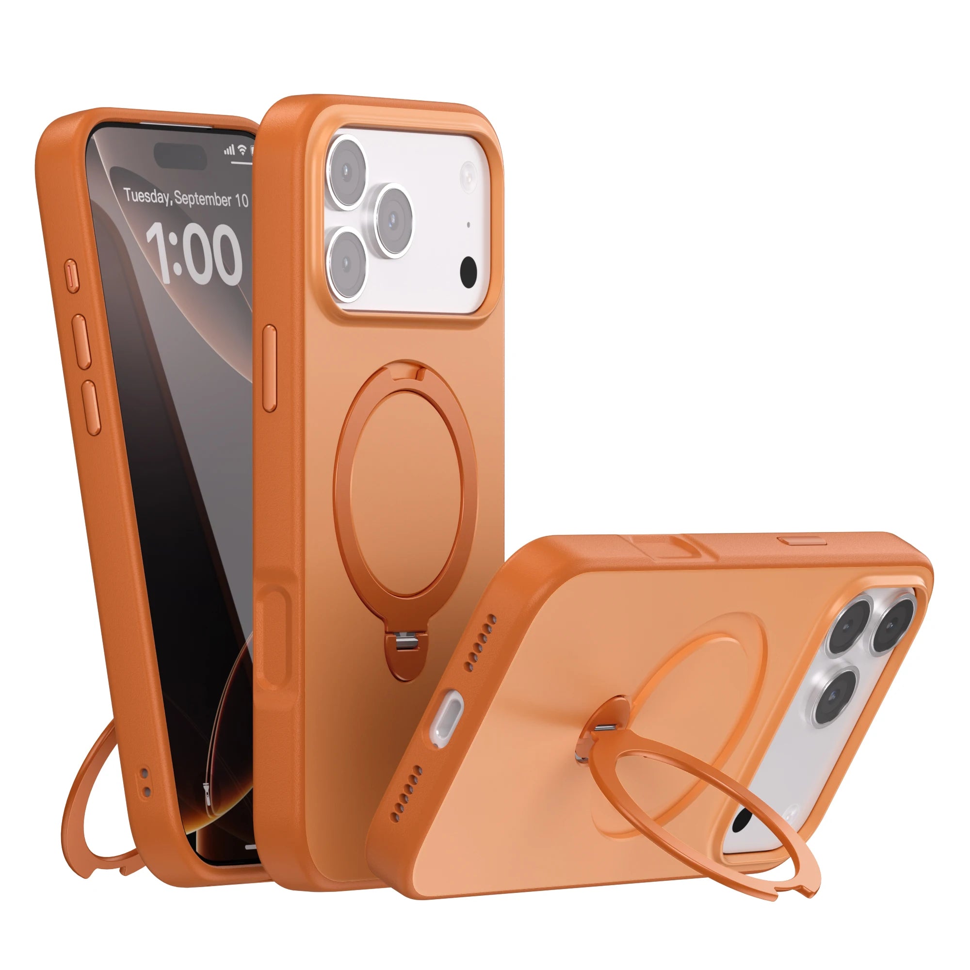 Telefoon Case voor iPhone met Roterende Stand 8