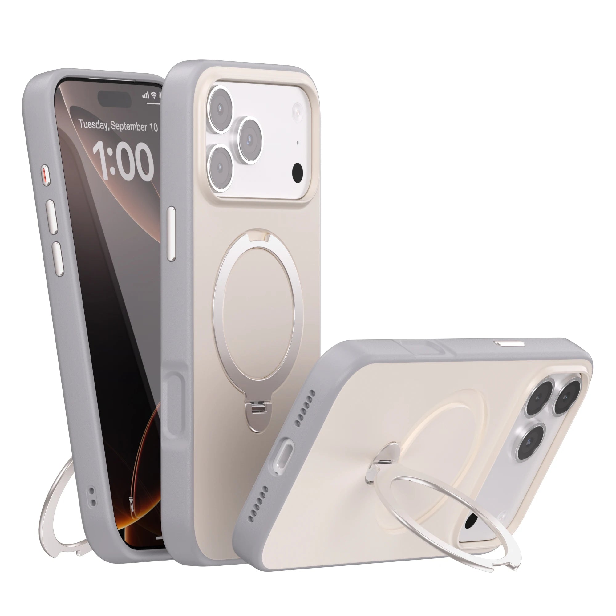 Telefoon Case voor iPhone met Roterende Stand 9