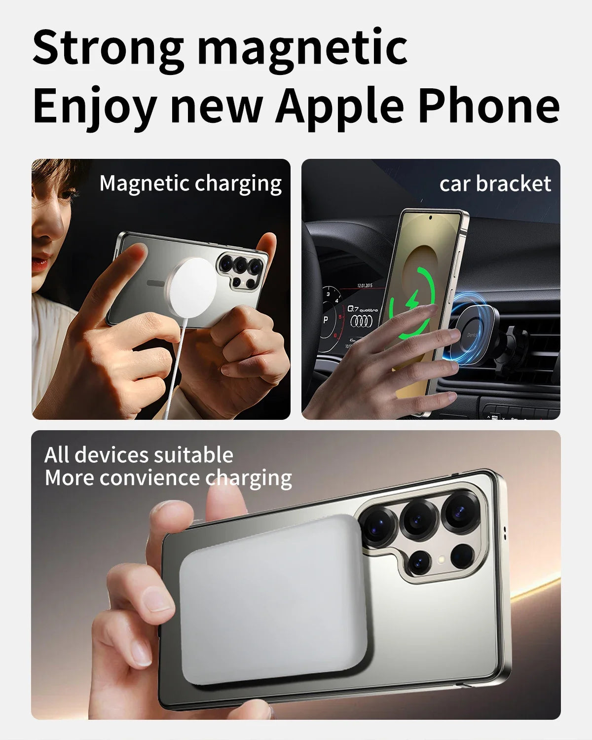 Telefoonhoes voor Samsung Galaxy S25 Ultra Metalen Bescherming Moderne Stijl 3