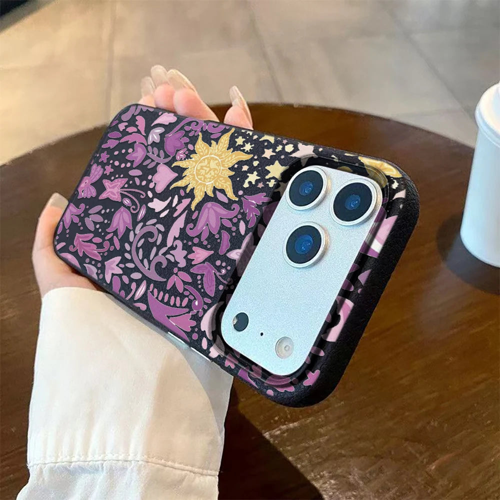 Telefoonhoesje Retro Bloem voor iPhone 11 en iPhone 12 - Slank en Lichtgewicht Ontwerp 13
