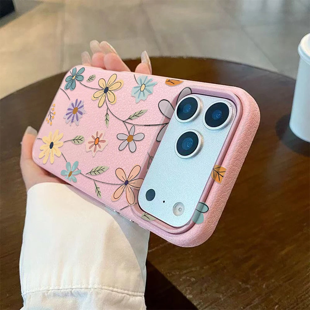 Telefoonhoesje Retro Bloem voor iPhone 11 en iPhone 12 - Slank en Lichtgewicht Ontwerp 8