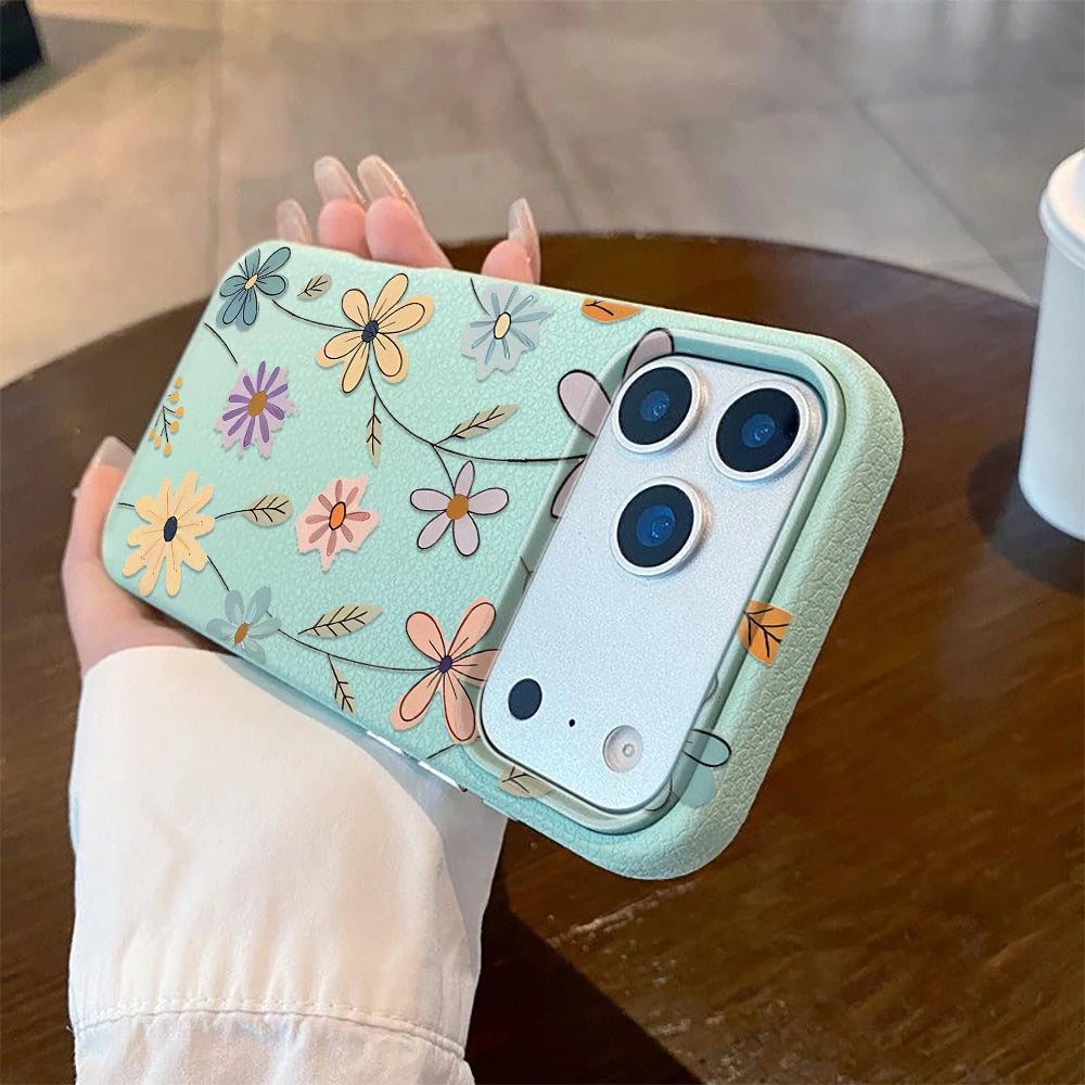 Telefoonhoesje Retro Bloem voor iPhone 11 en iPhone 12 - Slank en Lichtgewicht Ontwerp 9