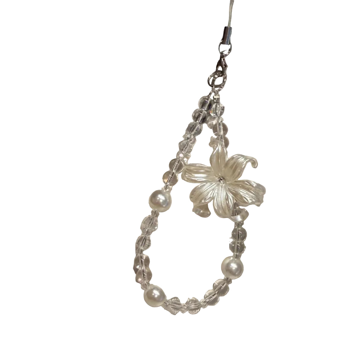 Telefoonkoord Dames Bloemenbedel Accessoire 0