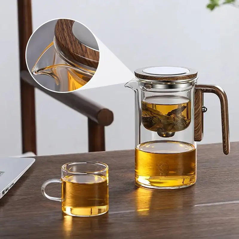 Thee Infuser Met Houten Handvat Voor Perfecte Theeervaring 7
