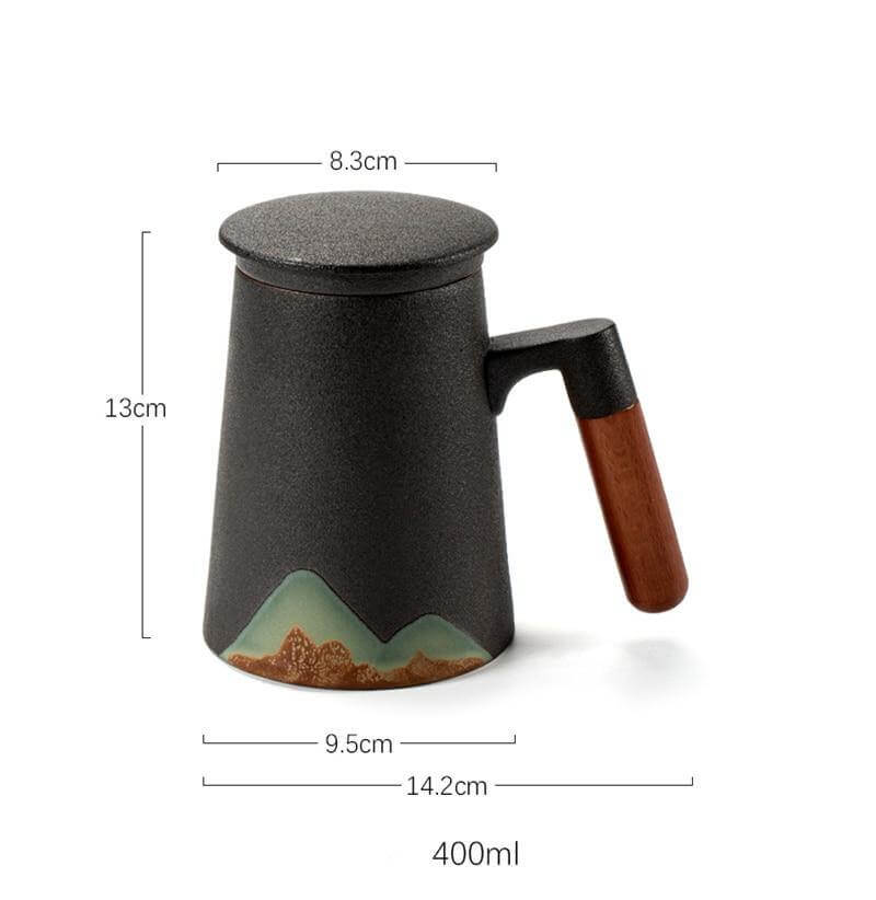Theekop met Filter Japanse Stijl 3