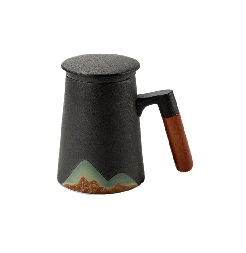 Theekop met Filter Japanse Stijl