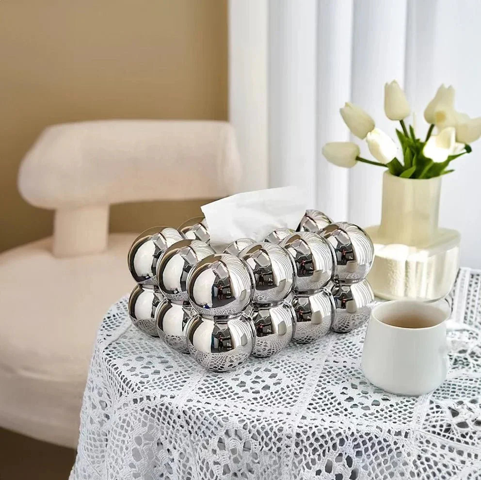 Tissuedoos Bubble Design Modern Eigentijds Decoratief Accessoire 5