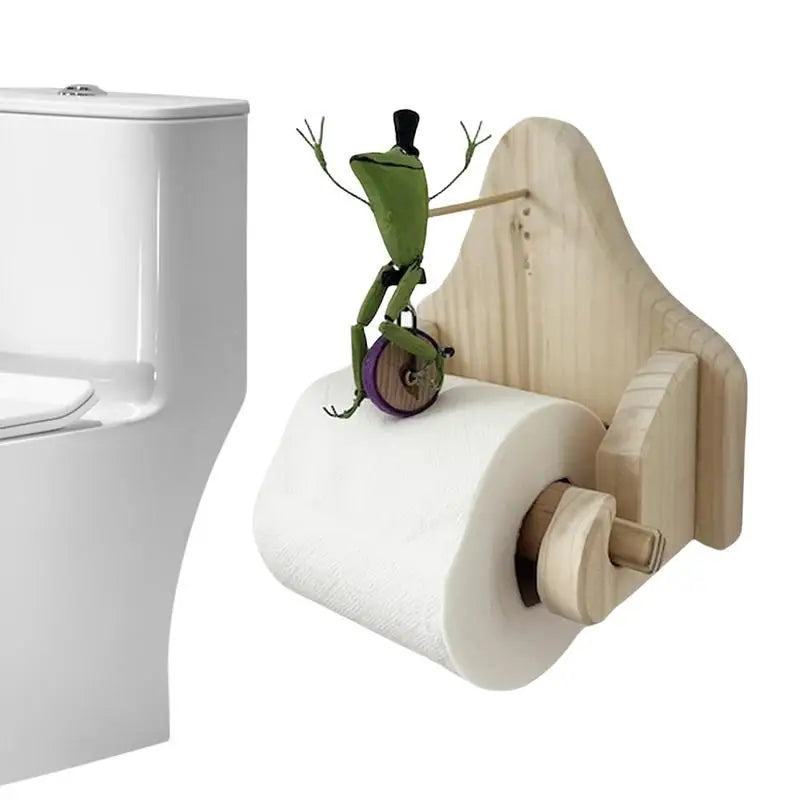 Toiletpapierhouder met Kikker Design 3
