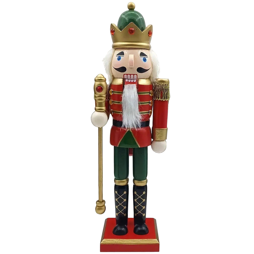 Traditionele Notenkraker 30 cm Met Scepter Voor Feestelijke Decoratie 0