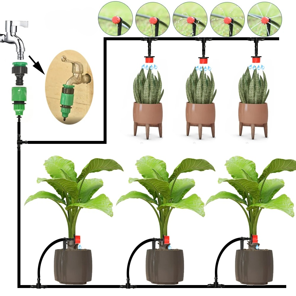 Tuin Druppelirrigatiesysteem met Timer Automatisch Instelbaar 1