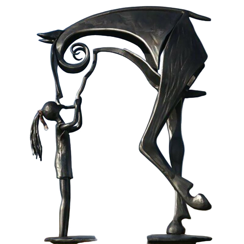 Tuinbeeld Paard Sculptuur Decoratief 0