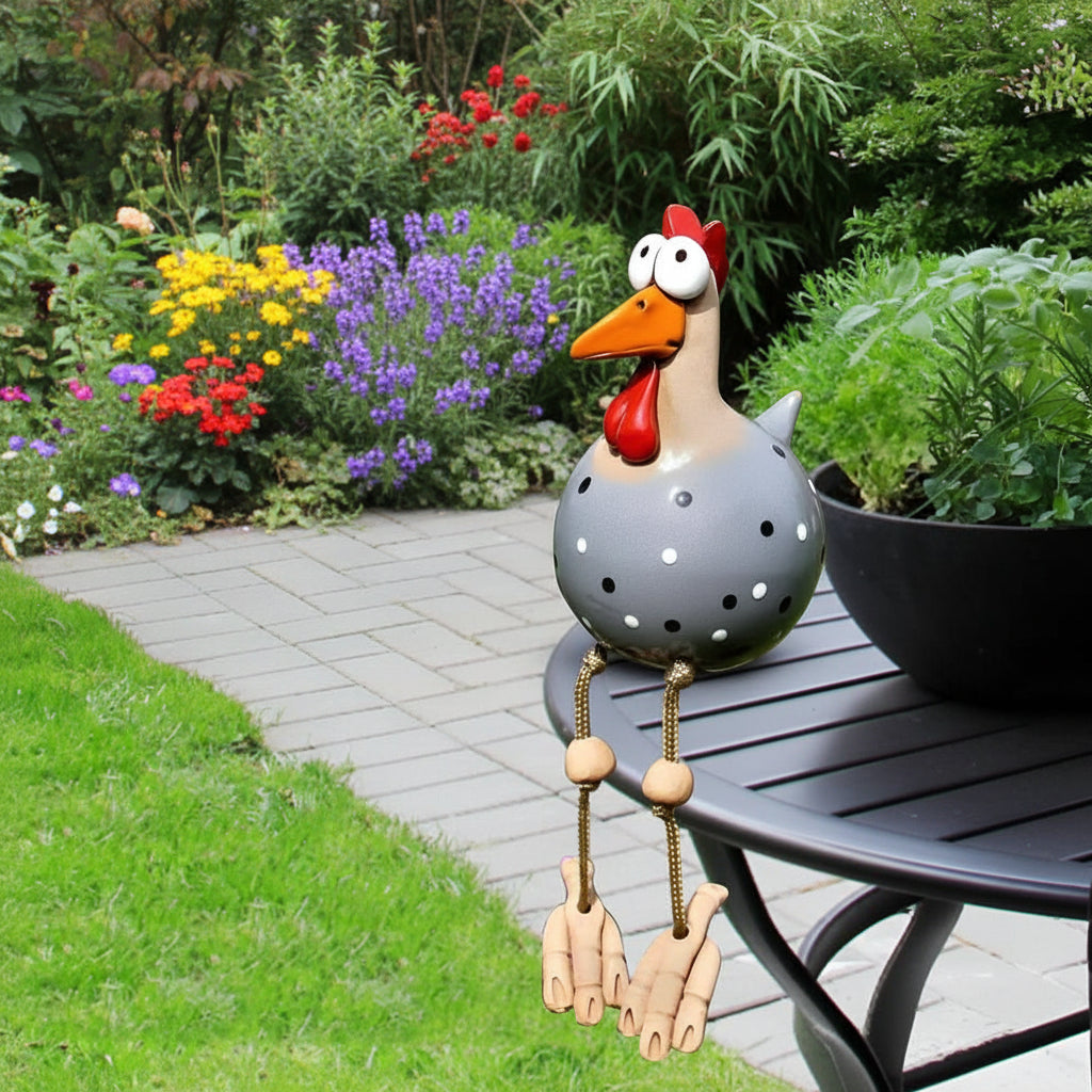 Tuinbeeldje Beweegbare Kip voor Creatieve Decoratie 5