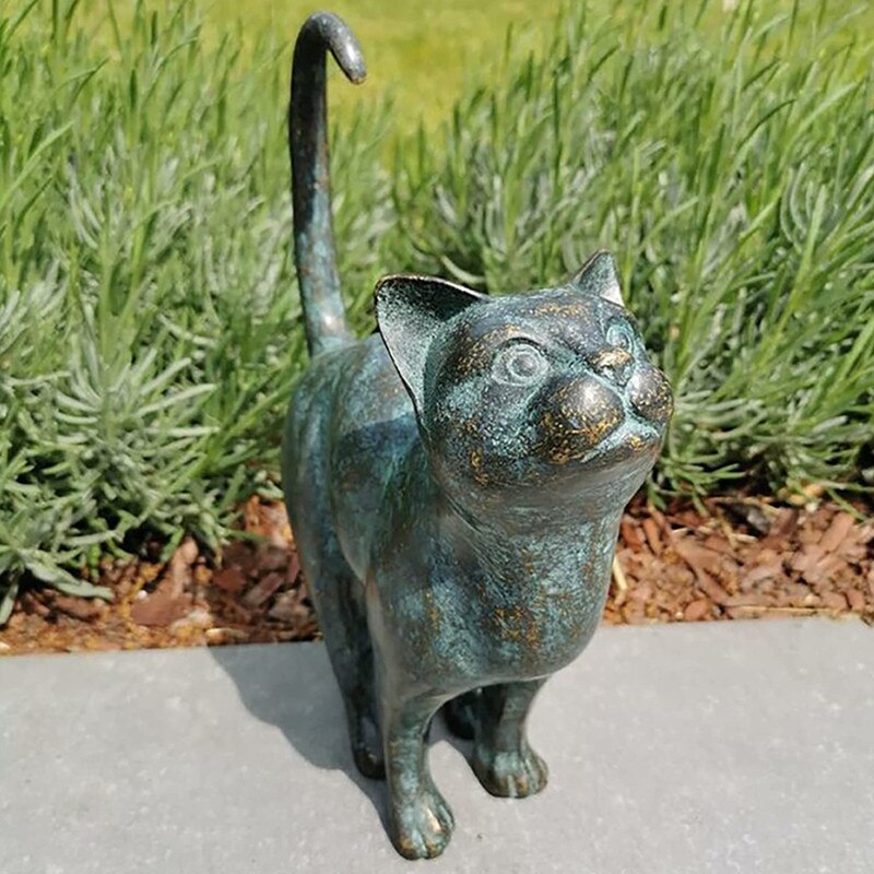 Tuindecoratie Kattenbeeld Charmant voor Buiten 2