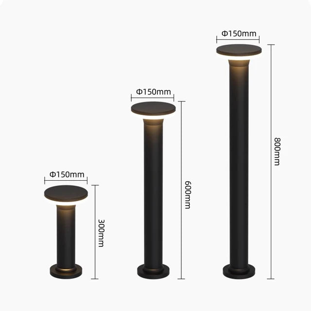 Tuinlamp Weerbestendig Modern Design voor Buitenverlichting 0
