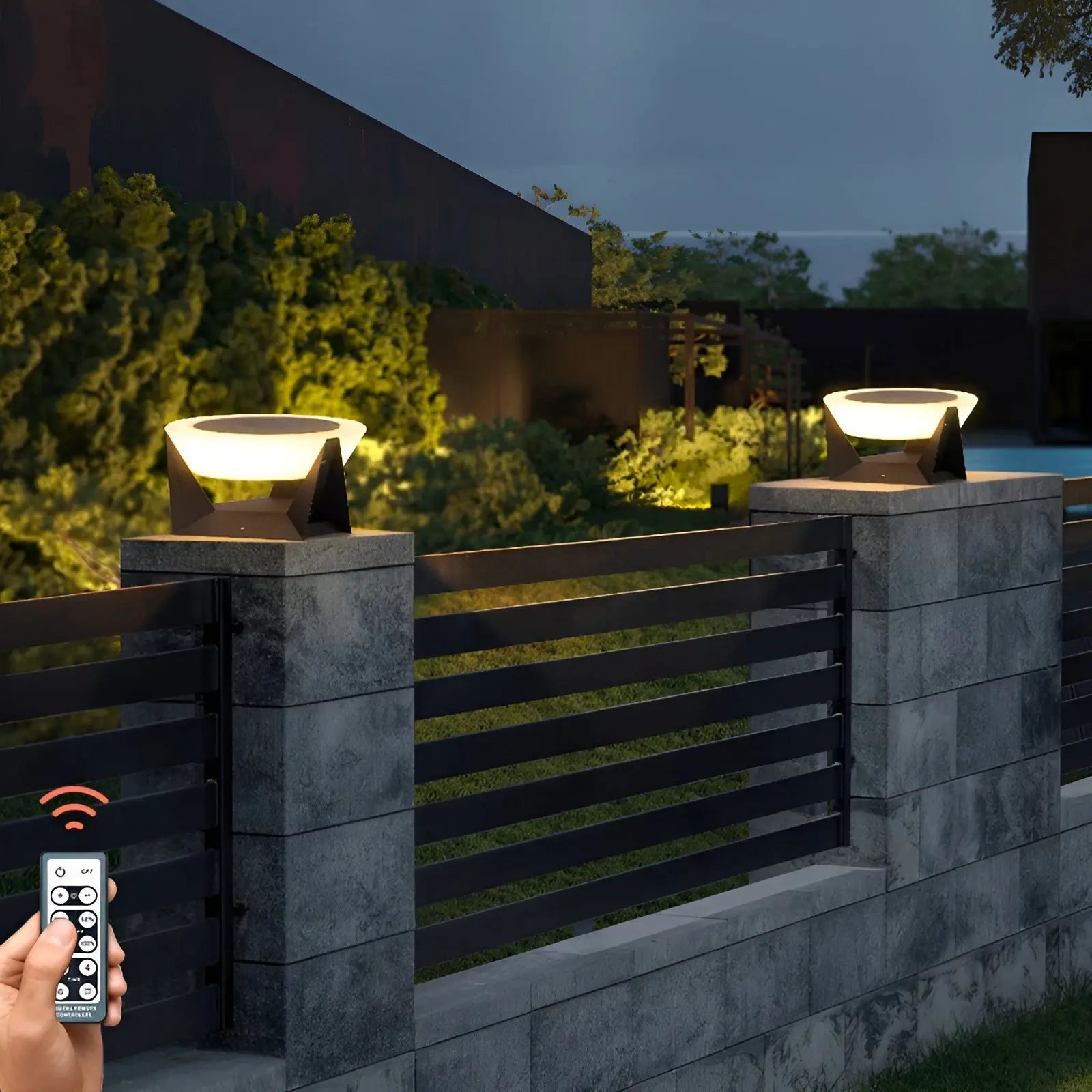Tuinlamp op zonne-energie Japanse stijl 4