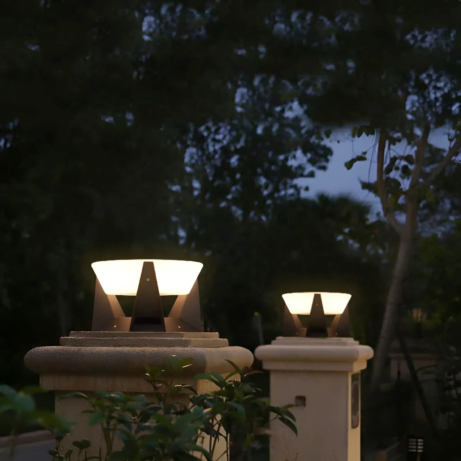 Tuinlamp op zonne-energie Japanse stijl 6