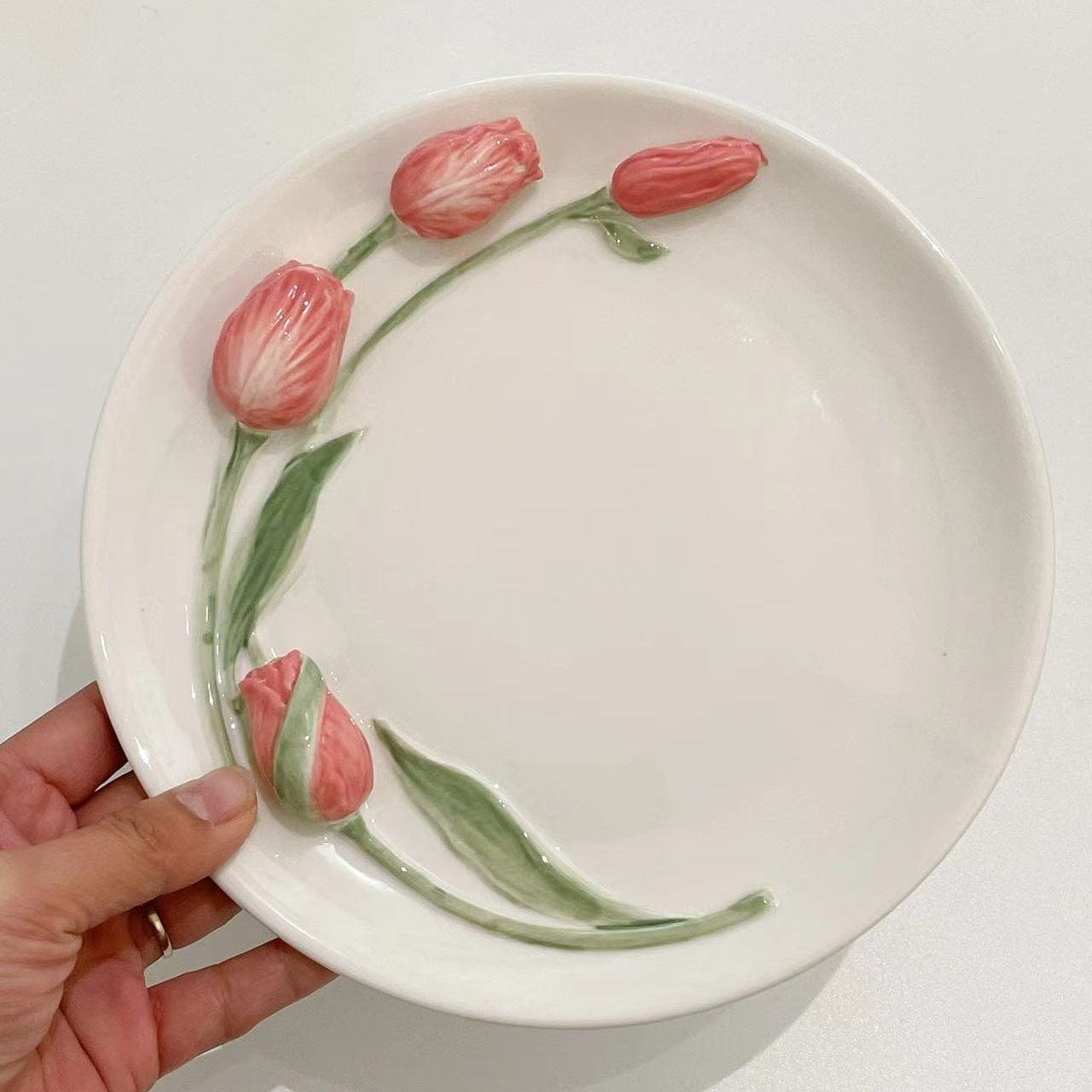 Tulpenbord Voor Feestelijke Gelegenheden Handgeschilderd 20 cm 5