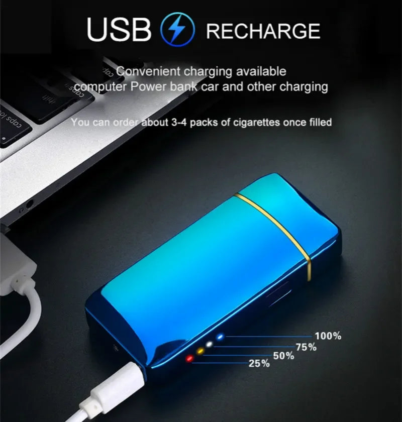 USB Oplaadbare Plasma Aansteker Windbestendig 3