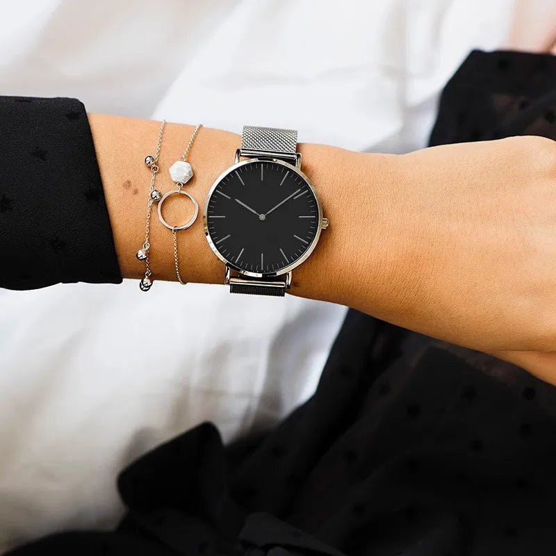 Luxe Quartz Polshorloge