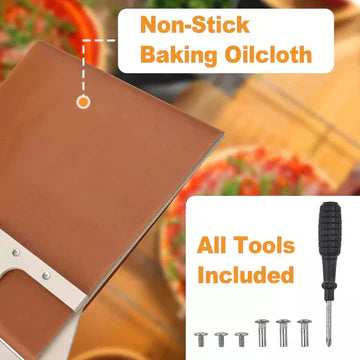 Uitschuifbare Pizzaschep voor Thuisgebruik met Ergonomisch Handvat 3
