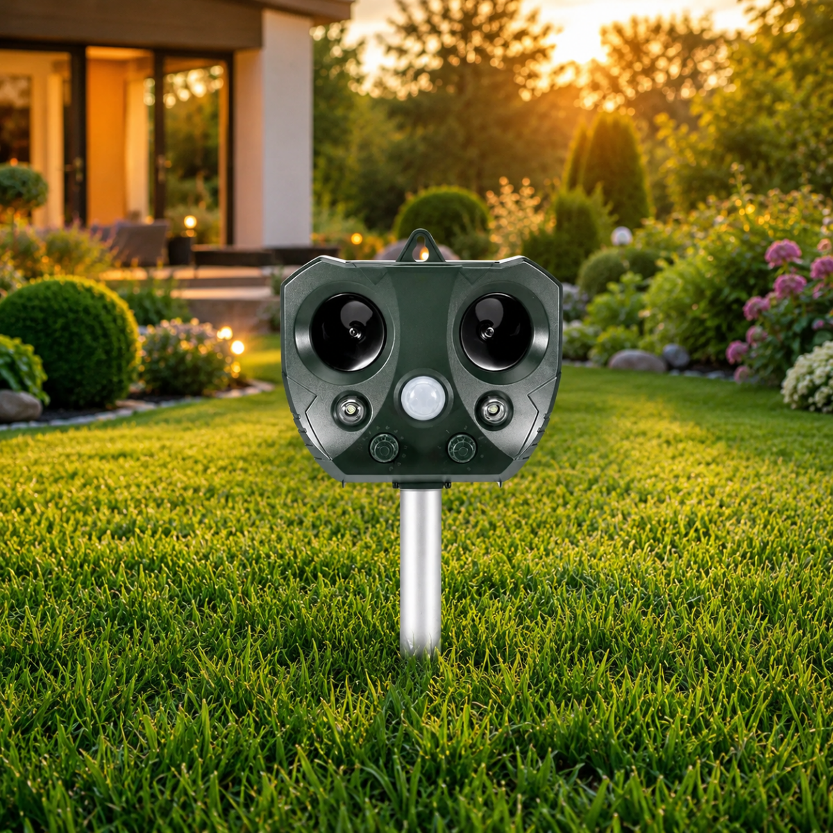 Ultrasone Dierenverjager op Zonne-energie met PIR-sensor 3