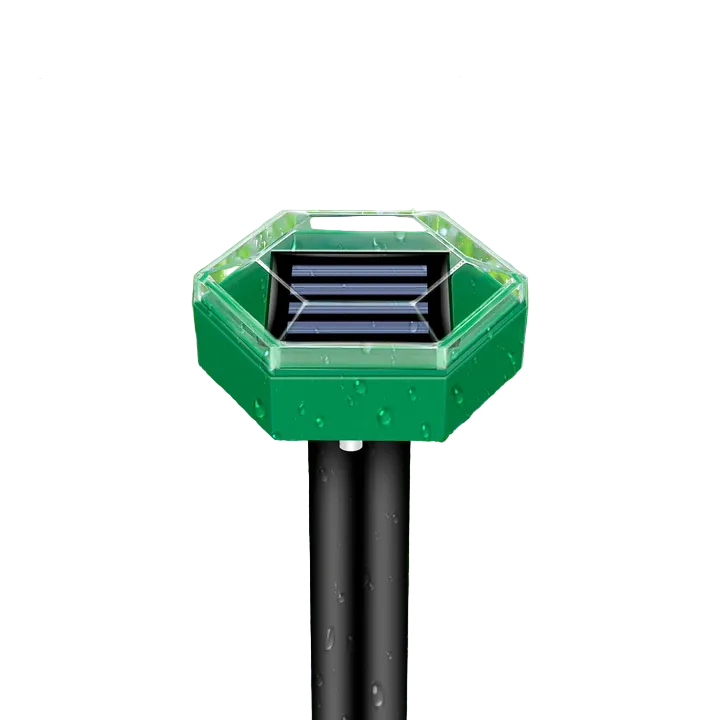 Ultrasone Mollenwerende Stokken Set van 4 voor Tuinbescherming 4