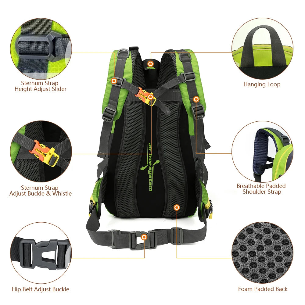 Unisex 40L Rugzak voor Trekking en Camping 4
