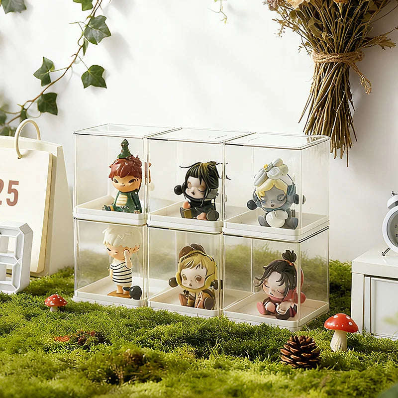 Unisex Acryl Displaydoos Stapelbaar Transparant 0