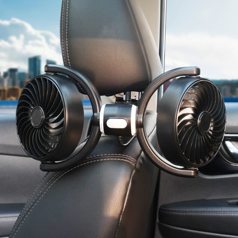 Unisex Auto Ventilator Dubbel Flexibel Bevestigd 1