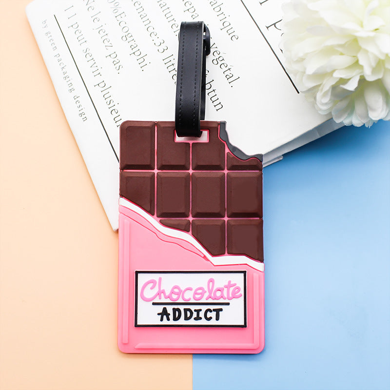 Unisex Bagagelabel Chocoladevorm Praktisch Reizen Accessoire 0