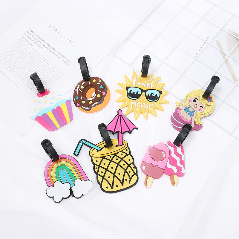 Unisex Bagagelabel Donut Design Praktisch en Creatief 1