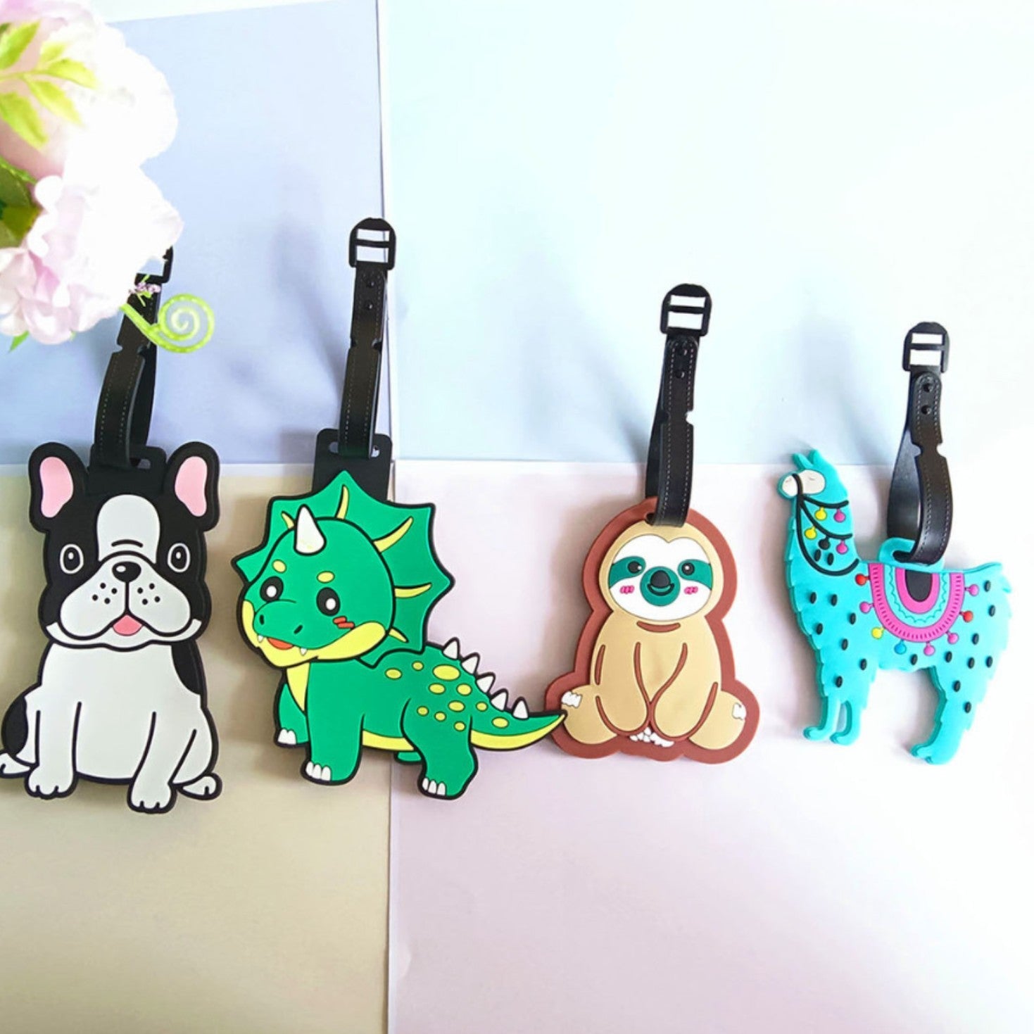 Unisex Bagagelabel Lama Design Speels en Praktisch 1