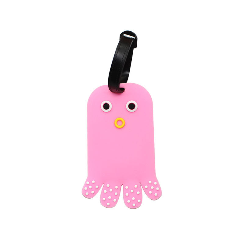 Unisex Bagagelabel Siliconen Octopus Design 0