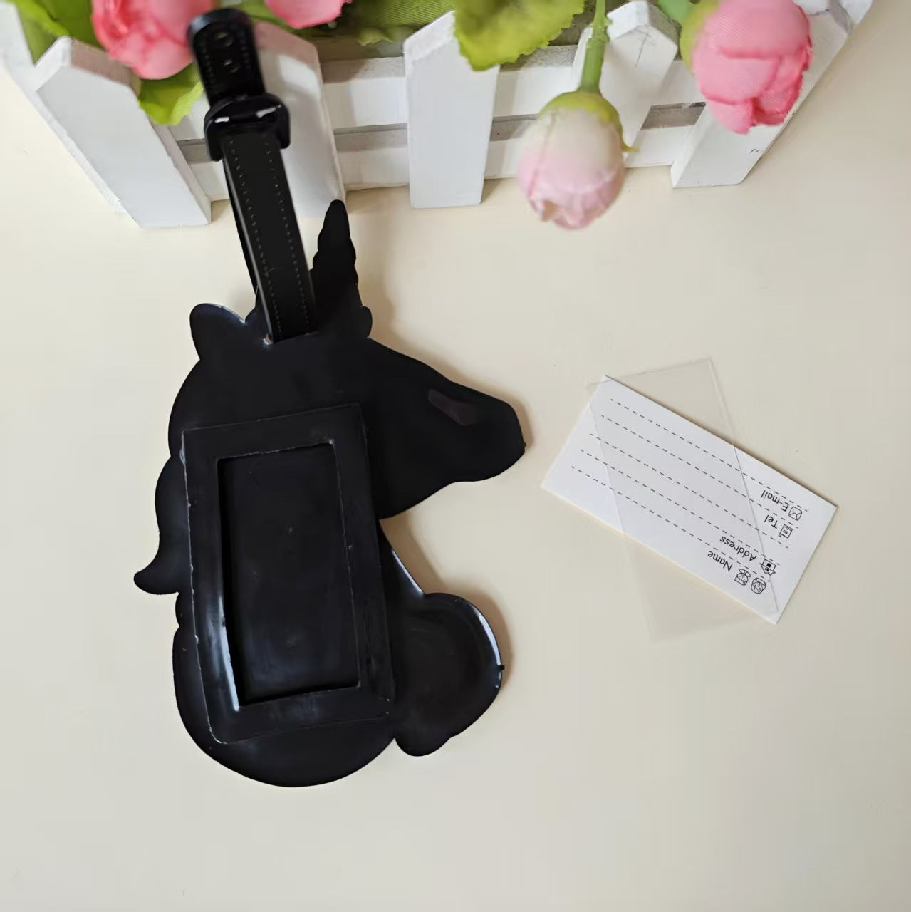 Unisex Bagagelabel Speels Eenhoorn Design 4