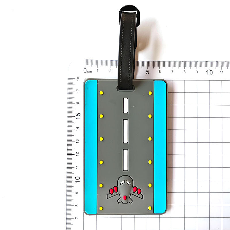 Unisex Bagagelabel met Kleurrijk Stippenpatroon 5