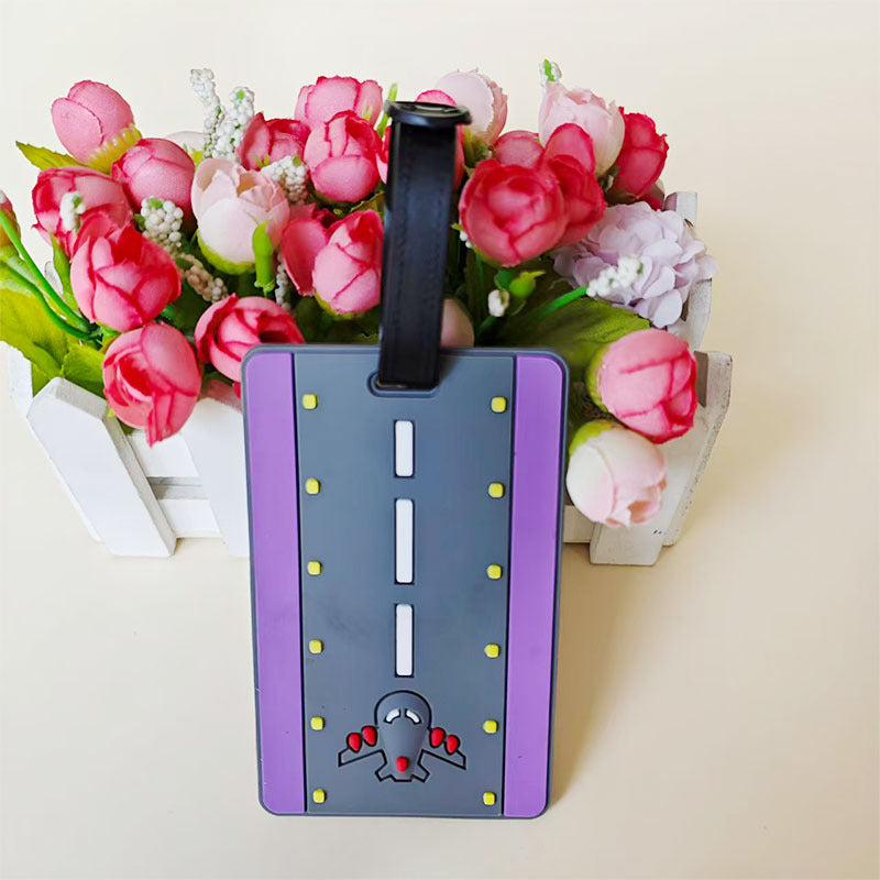 Unisex Bagagelabel met Kleurrijk Stippenpatroon 9