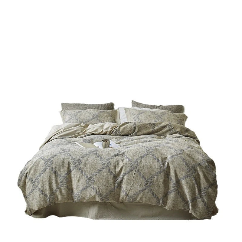 Unisex Beddengoed Set Geometrisch Ruitpatroon Ademend 5
