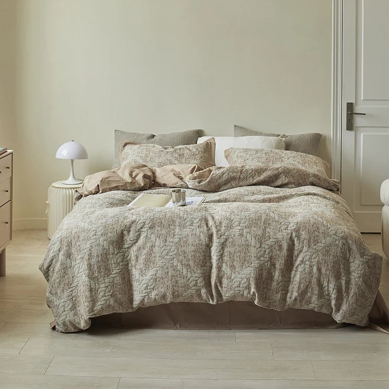 Unisex Beddengoed Set Geometrisch Ruitpatroon Ademend 6