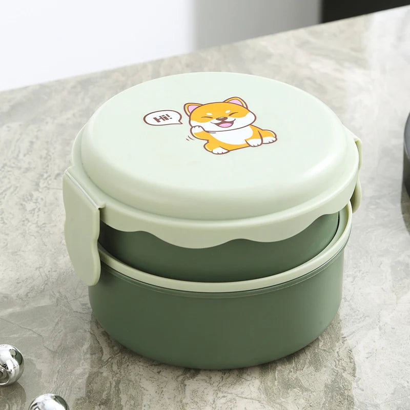 Unisex Bento-Box met Cartoonontwerp Praktisch en Draagbaar 0