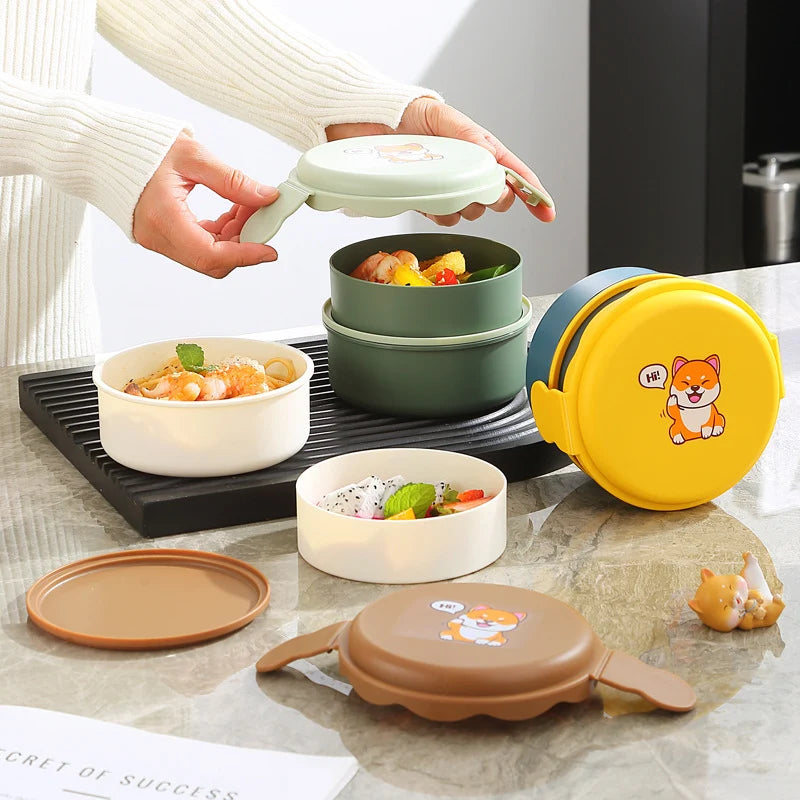 Unisex Bento-Box met Cartoonontwerp Praktisch en Draagbaar 1